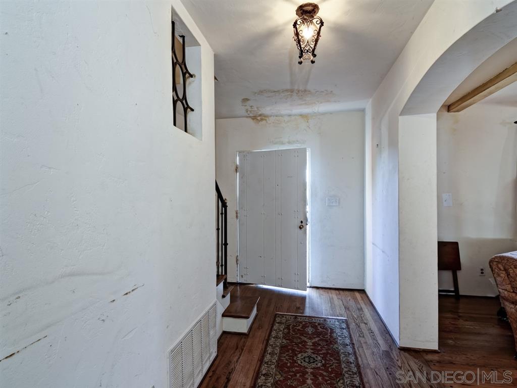 Before and after interior renovation of a home in South Harlow Interiors.