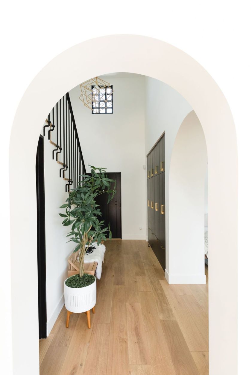 Interior renovation of South Harlow Interiors showcasing modern design.