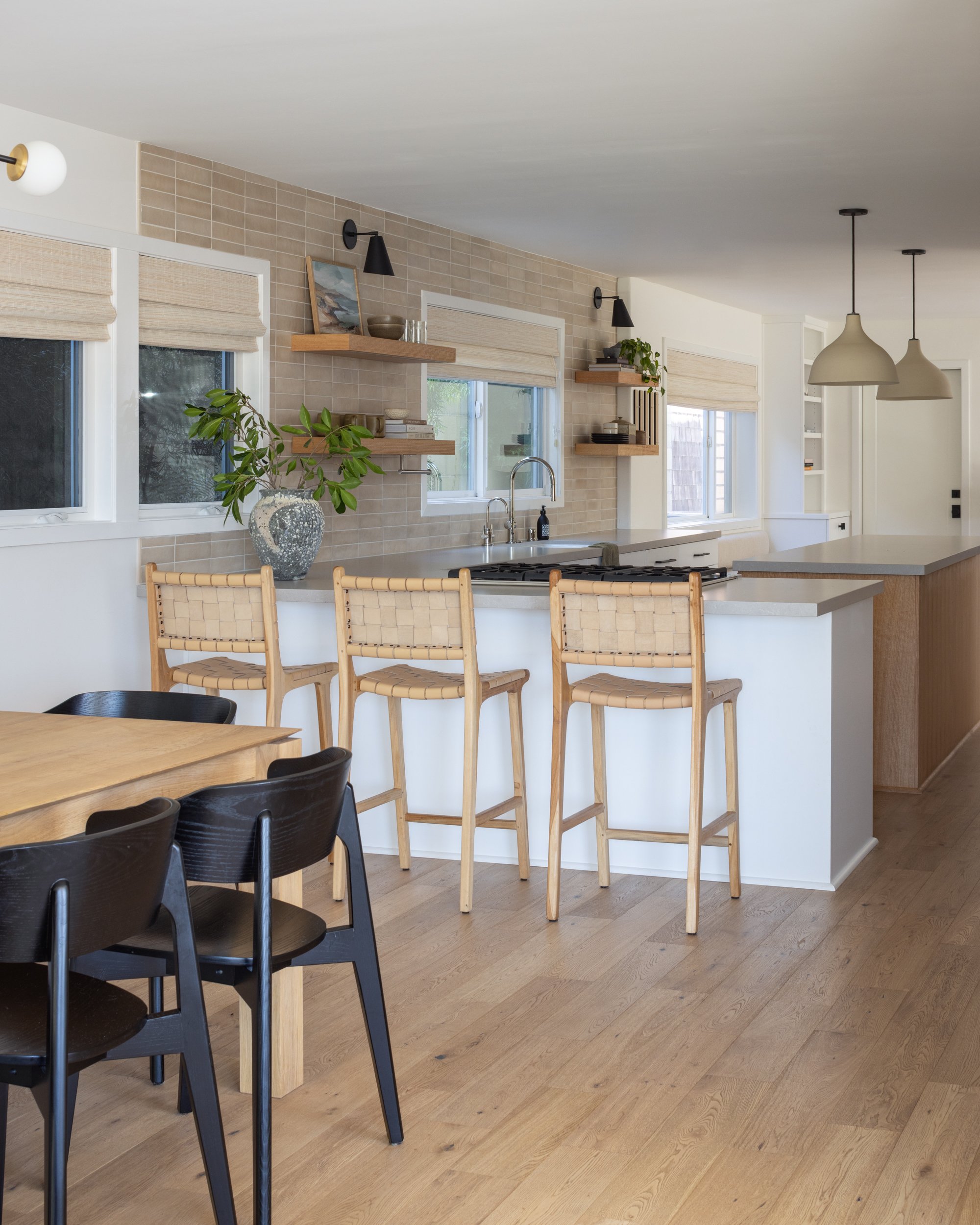Hermosa kitchen with natural wood accents and bright, airy design.